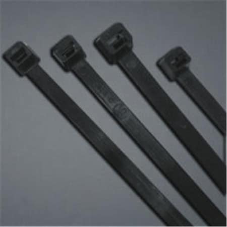 Anchor Brand Cable Tie, 9 in L, 2 in Max Bundle Dia., Black, Nylon 6/6, 120 lb Strength 102-9120UVB